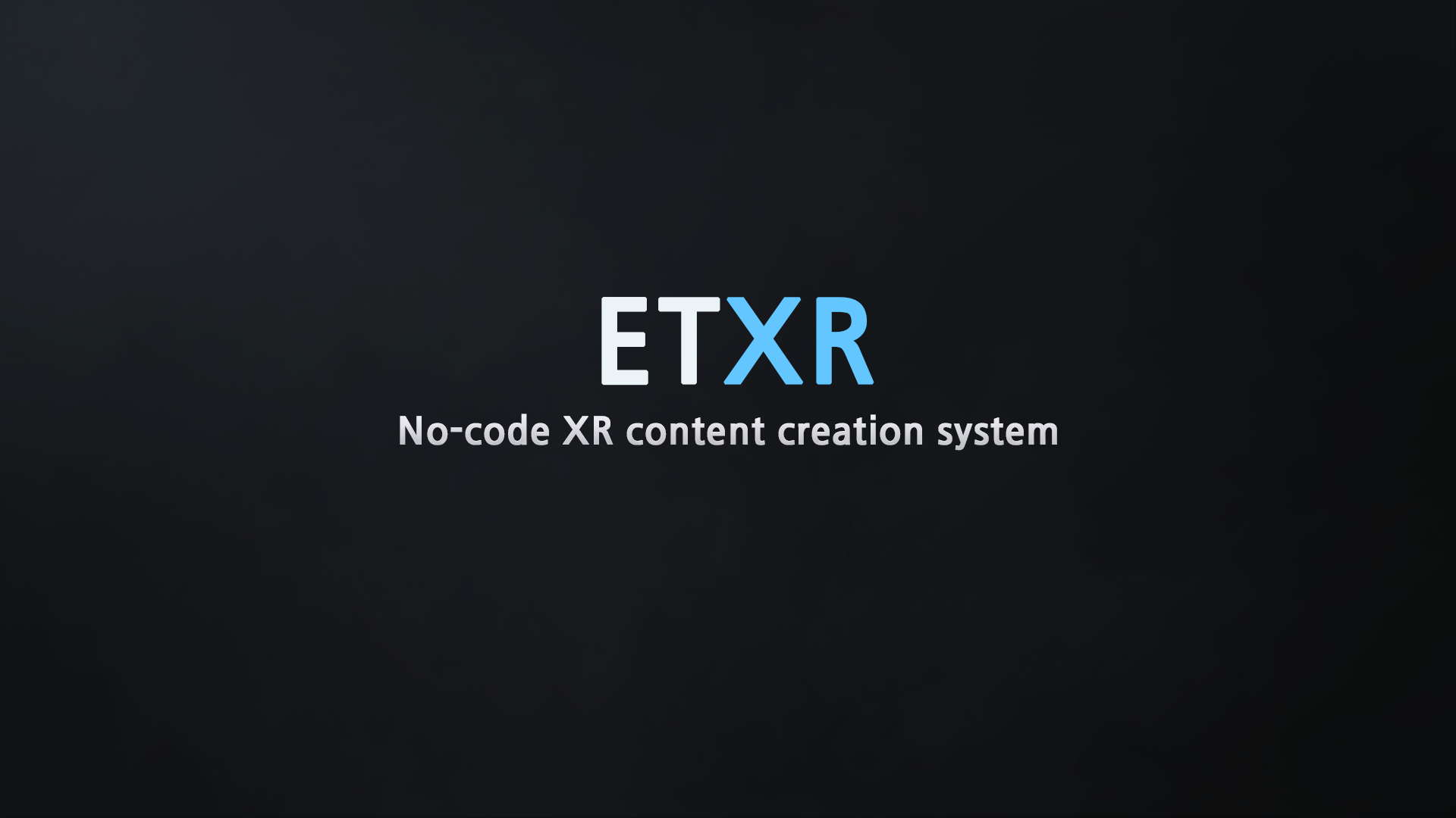 Development of No-code XR content creation system and XR facility ...